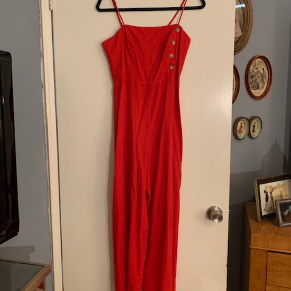 U.O. Linen Jumpsuit - Picture 4 of 9